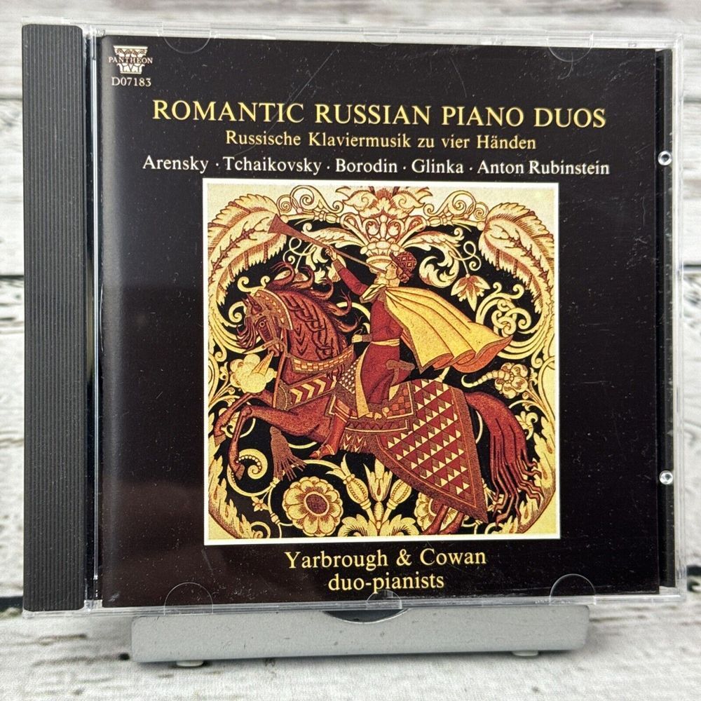 Romantic Russian Piano Duos [1986 CD] Yarbrough & Cowan‎ Classical Music